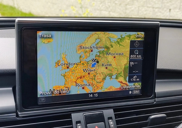 Audi A6 cena 60900 przebieg: 114000, rok produkcji 2014 z Łódź małe 277